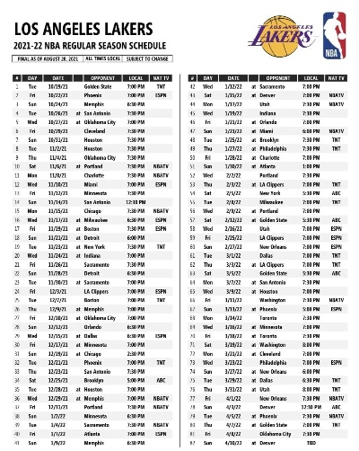 nba总决赛湖人vs魔名单术 最新赛况和球员名单